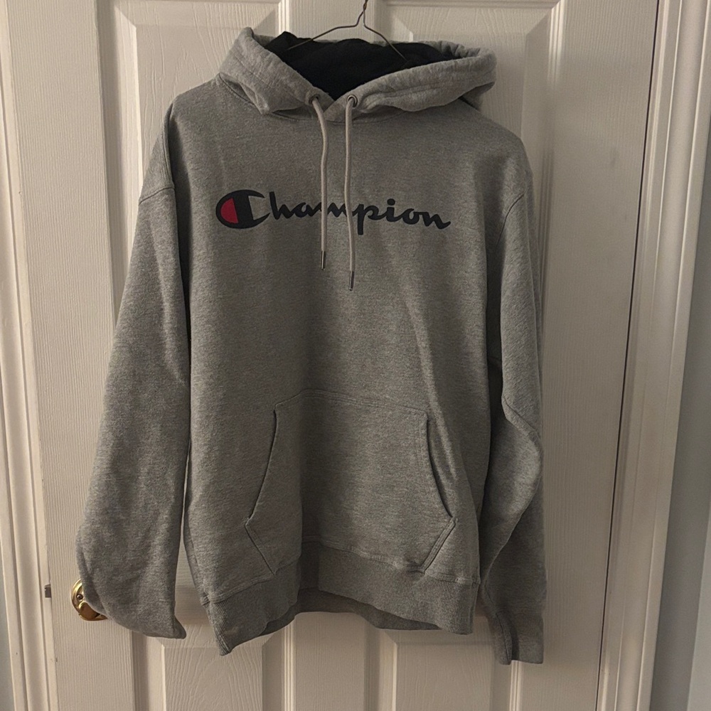 Champion Gray Men's Pullover Hoodie